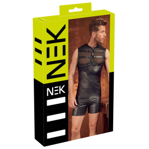 Herren Top im Mattlook mit Powernet - Schwarz