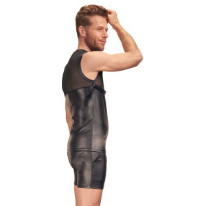 Herren Top im Mattlook mit Powernet - Schwarz