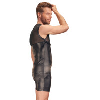 Herren Top im Mattlook mit Powernet - Schwarz