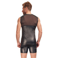 Herren Top im Mattlook mit Powernet - Schwarz