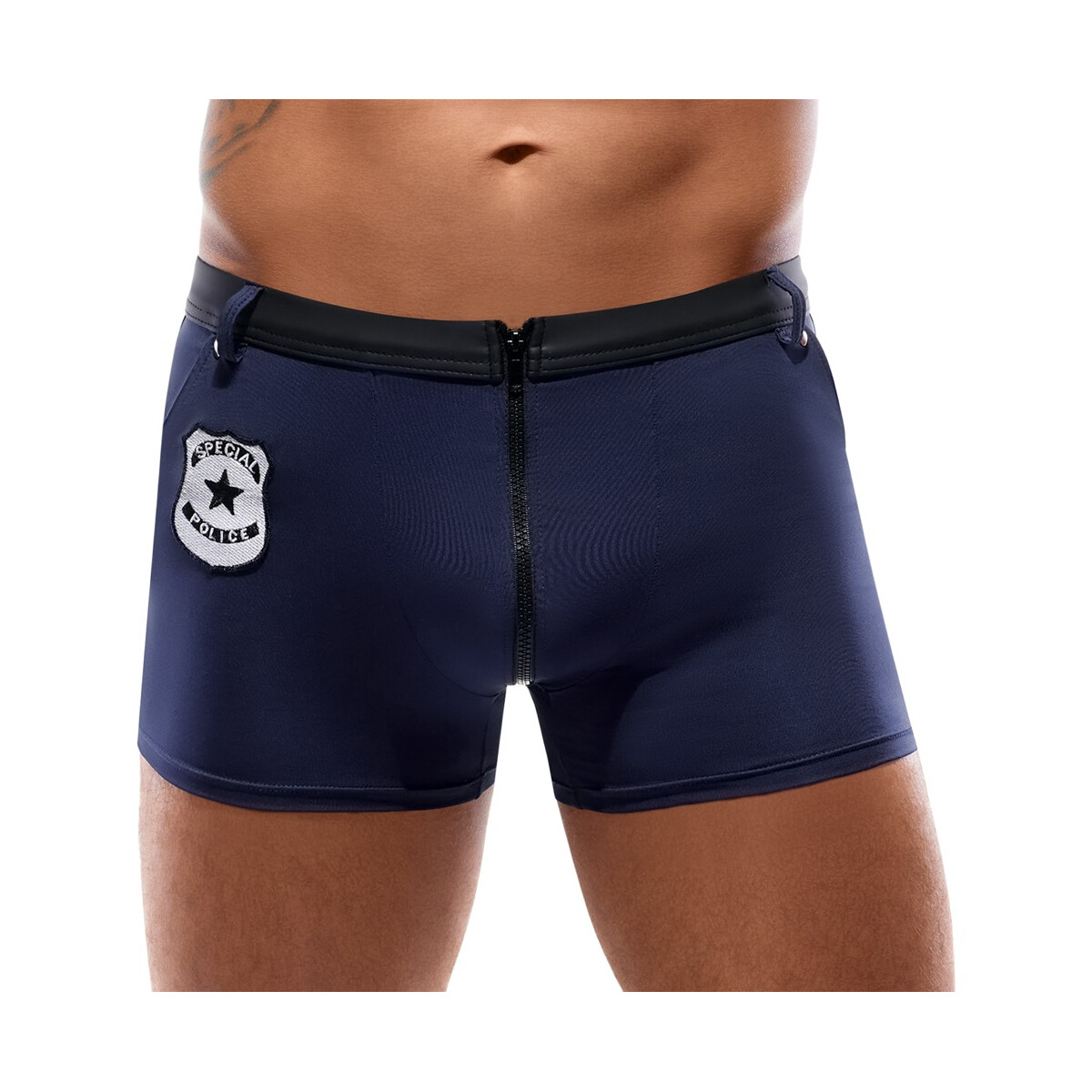 Dunkelblaue Svenjoyment Herren-Pants im Special Police Style