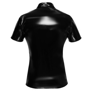 Lack-Poloshirt mit halbem Arm - Elastisch