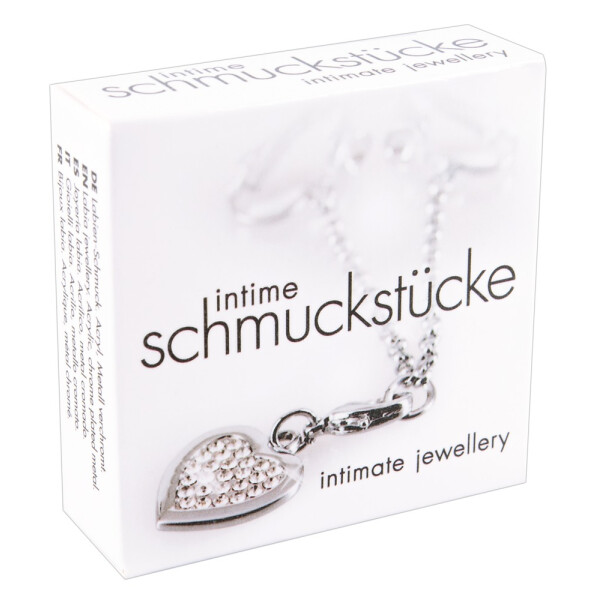Intimkette »Herz« mit Anhänger und Schamlippenspangen