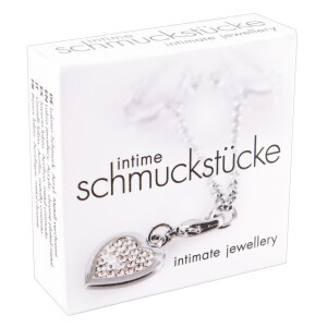 Intimkette »Herz« mit Anhänger und Schamlippenspangen