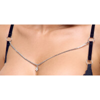Hebe BH-Set mit Kette - Schwarz