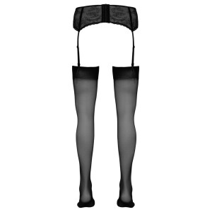 Straps-Strümpfe zum Anclipsen - Größe XS bis M - Schwarz