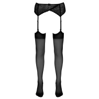 Straps-Strümpfe zum Anclipsen - Größe XS bis M - Schwarz