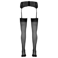 Straps-Strümpfe zum Anclipsen - Größe XS bis M - Schwarz