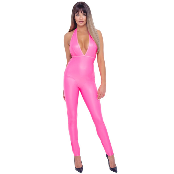 Overall inkl. Riostring  im auffällig neonpinkfarbenen Mattglanz.