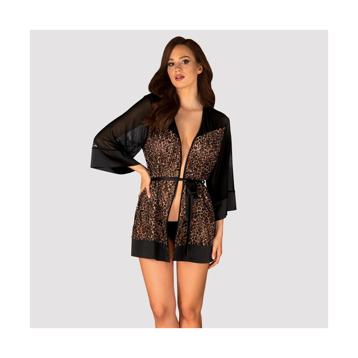 Kimono Allunes Obsessive - Schwarz