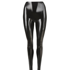 Latex Strumpfhose für Damen und Herren - Schwarz