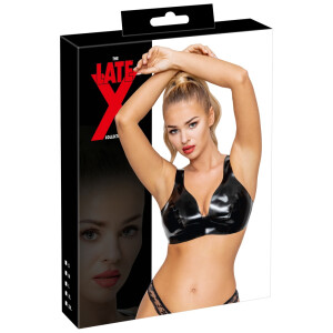 Bustier komplett aus Latex-Stylisches Dekolleté+Verstellbarer Druckknopfverschluss