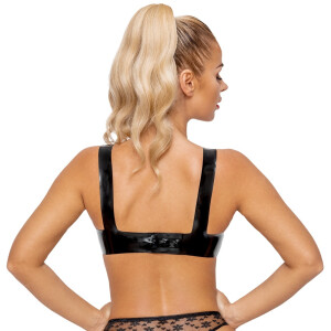 Bustier komplett aus Latex-Stylisches Dekolleté+Verstellbarer Druckknopfverschluss