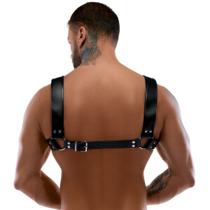 Leder-Harness - Brustgeschirr mit verstellbaren Verschlüssen