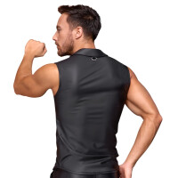 Herren Shirt In Mattlook - Schwarz