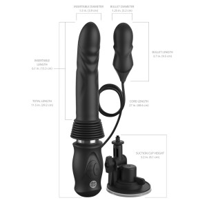 Stoßvibrator - Ultimate Silicone Thruster