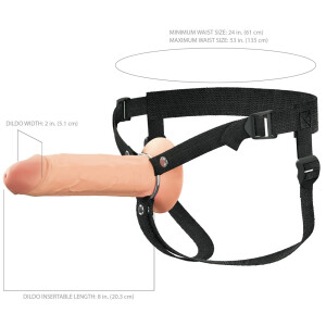 FXTE8" Hollow Strap-On Light