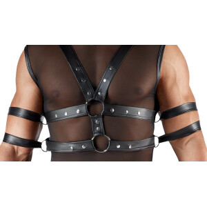 Herren Shirt & Brust-Harness im Set