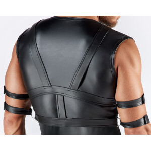 Herren Shirt & Brust-Harness im Set