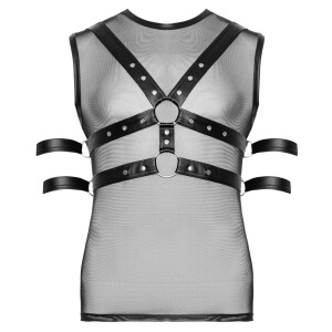 Herren Shirt & Brust-Harness im Set