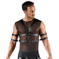 Herren Shirt & Brust-Harness im Set