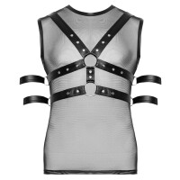 Herren Shirt & Brust-Harness im Set