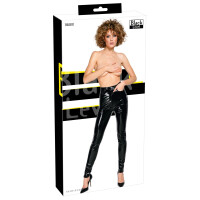 Hose aus Lack »Black Level« - Schwarz