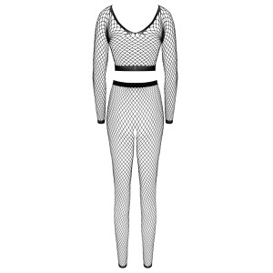 Langarm-Top und Ouvert-Leggings