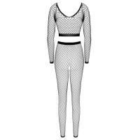Langarm-Top und Ouvert-Leggings
