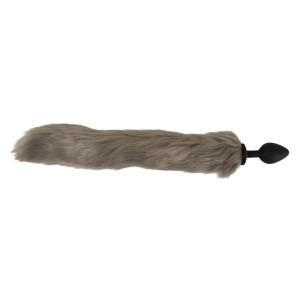 Fluffy Analplug mit langem Schweif