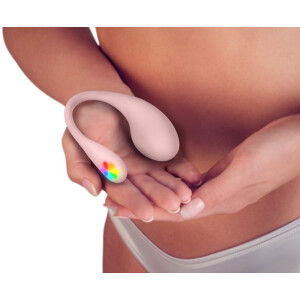 Vibro-Ei mit LED-Spotlights -  von Kiiroo