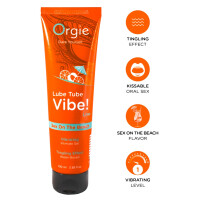 Intimgel mit Prickel-Effekt – Sex on the Beach Geschmack – Wasserbasiertes Gleitgel für Solo, Oral- und Liebesspiel