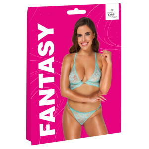 Dessous-Set »Cottelli FANTASY« mit softem BH und knappem Slip - TÜRKIS