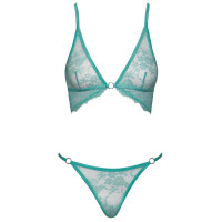 Dessous-Set »Cottelli FANTASY« mit softem BH und knappem Slip - TÜRKIS