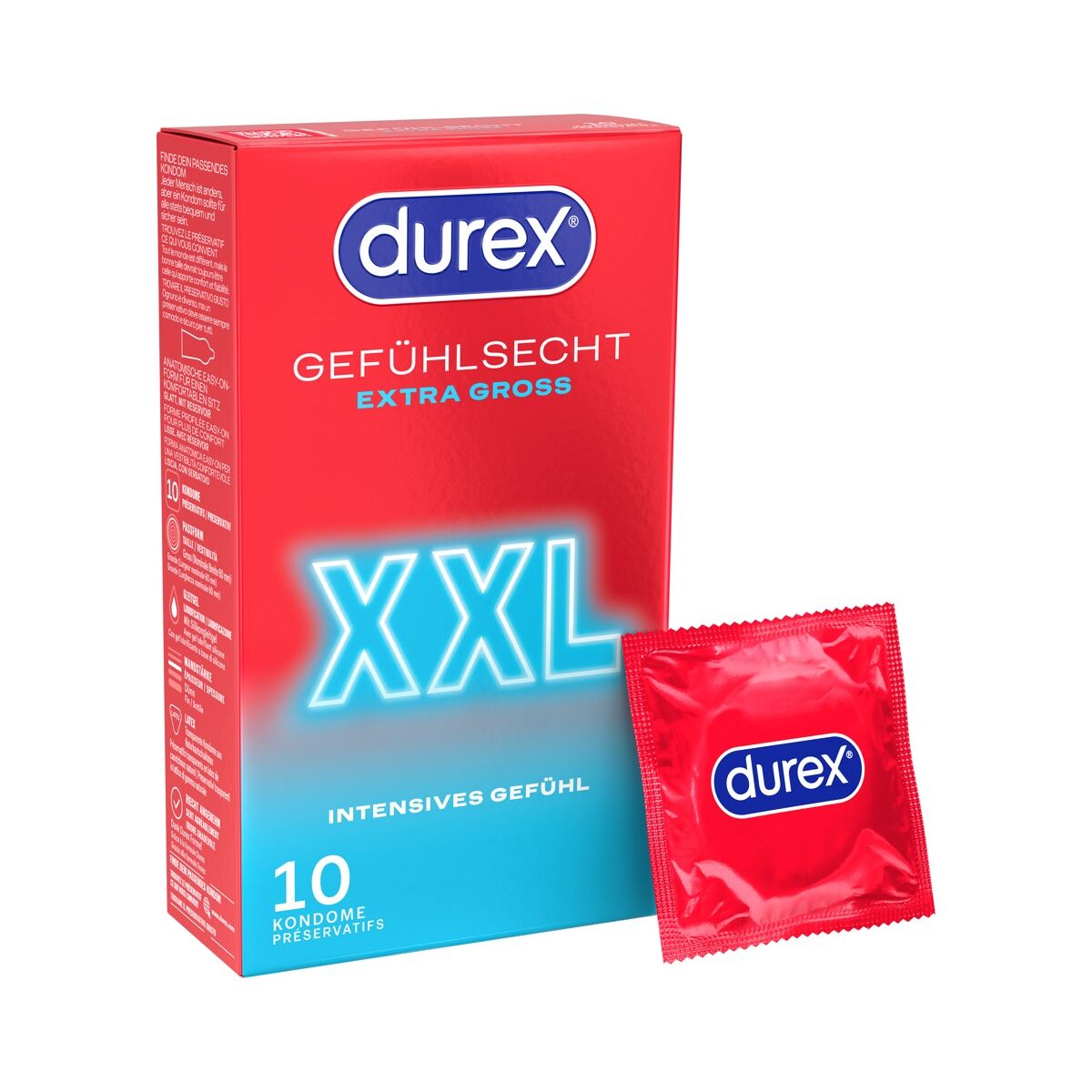 Durex Gefühlsecht Extra Groß