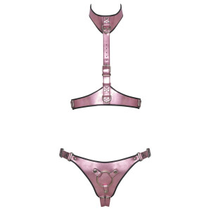 Brust-Harness & Strap-on-Jock im Set
