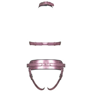 Brust-Harness & Strap-on-Jock im Set