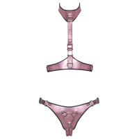 Brust-Harness & Strap-on-Jock im Set