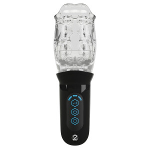 Stroker Rotating Masturbator mit rotierendem Soft Sleeve-Cup