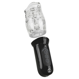 Stroker Rotating Masturbator mit rotierendem Soft Sleeve-Cup