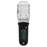 Stroker Rotating Masturbator mit rotierendem Soft Sleeve-Cup