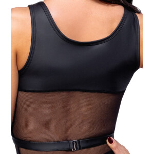 Netz-Minikleid und Riostring im Set von Cottelli PARTY - Schwarz