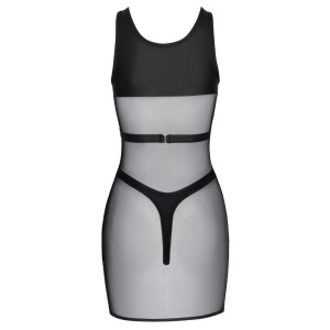 Netz-Minikleid und Riostring im Set von Cottelli PARTY - Schwarz