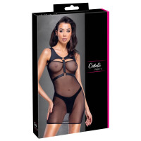 Netz-Minikleid und Riostring im Set von Cottelli PARTY - Schwarz