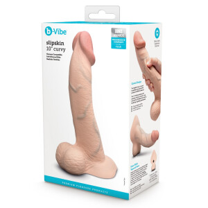 Biegsamer - B-Vibe Naturdildo-Slipskin 25,cm"